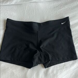 Nike Black Athletic Compression Shorts